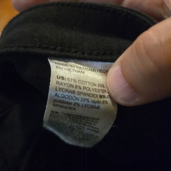 Chicos jeans womens size 16P black so slimming girlfriend flare jeans denim - Picture 5 of 9